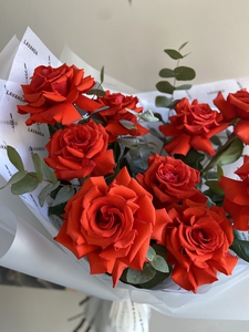 Большой букет с французской розой