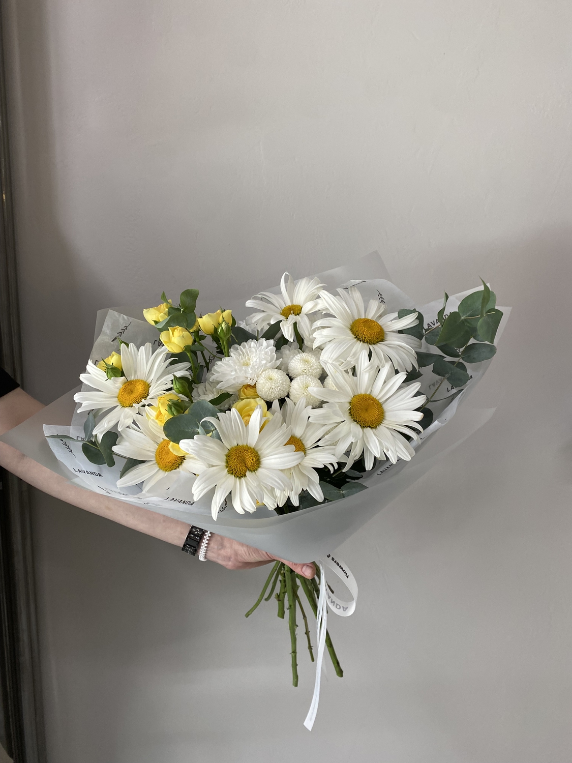 Букет ромашками 312