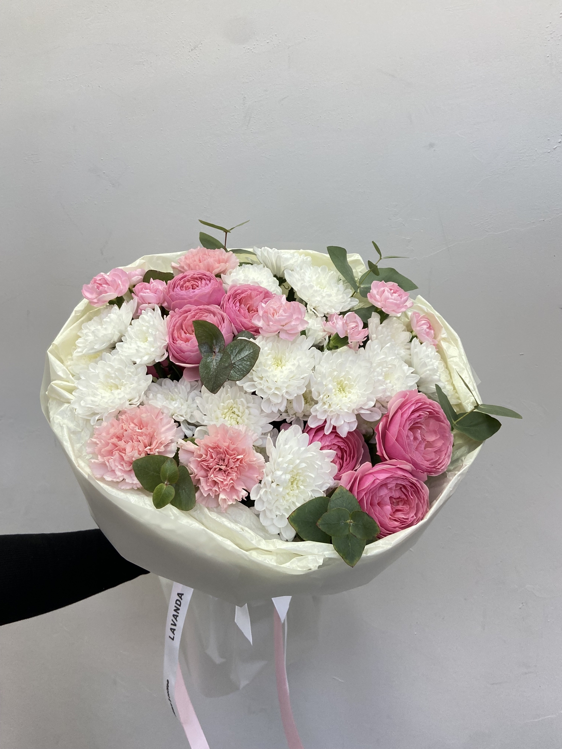 Букет с пионовидной розой