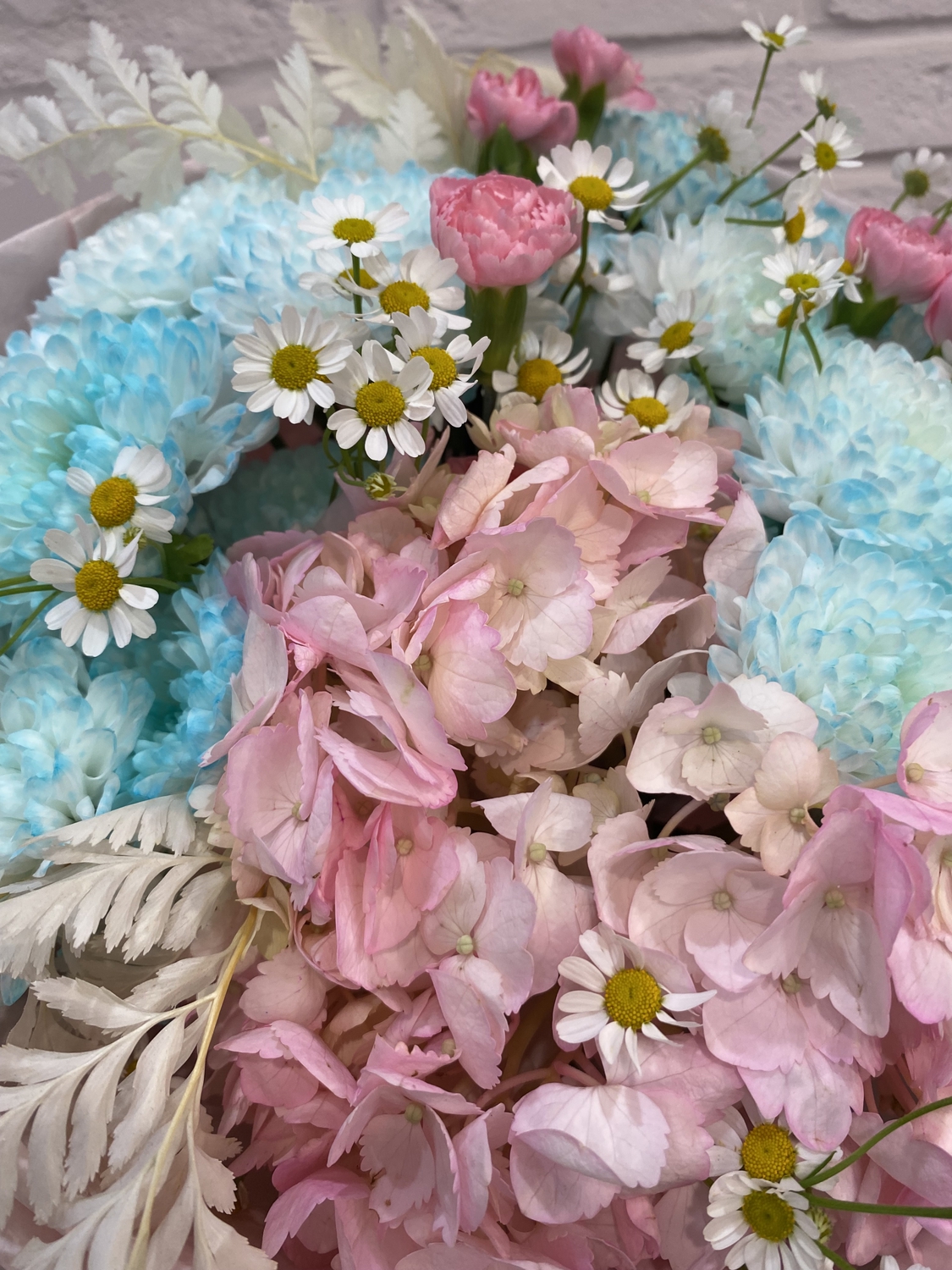 Букет нежный с гортензией