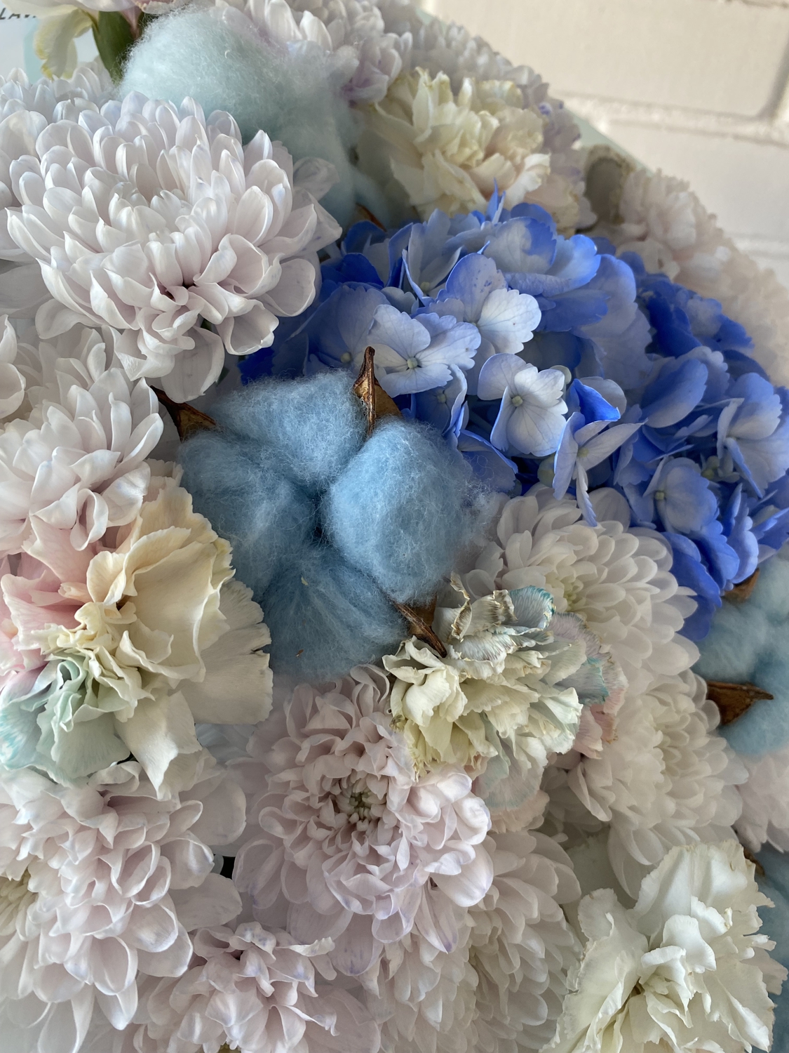 Букет с гортензией