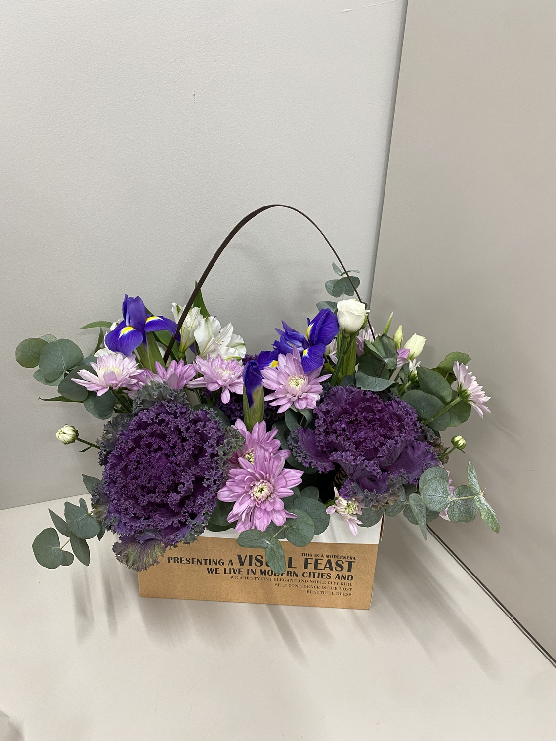 Плайм с брасикой и ирисами