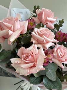 Букет розовая Роза