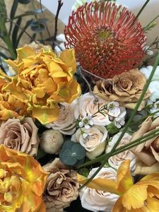 Карамельный с пионовидными тюльпанами