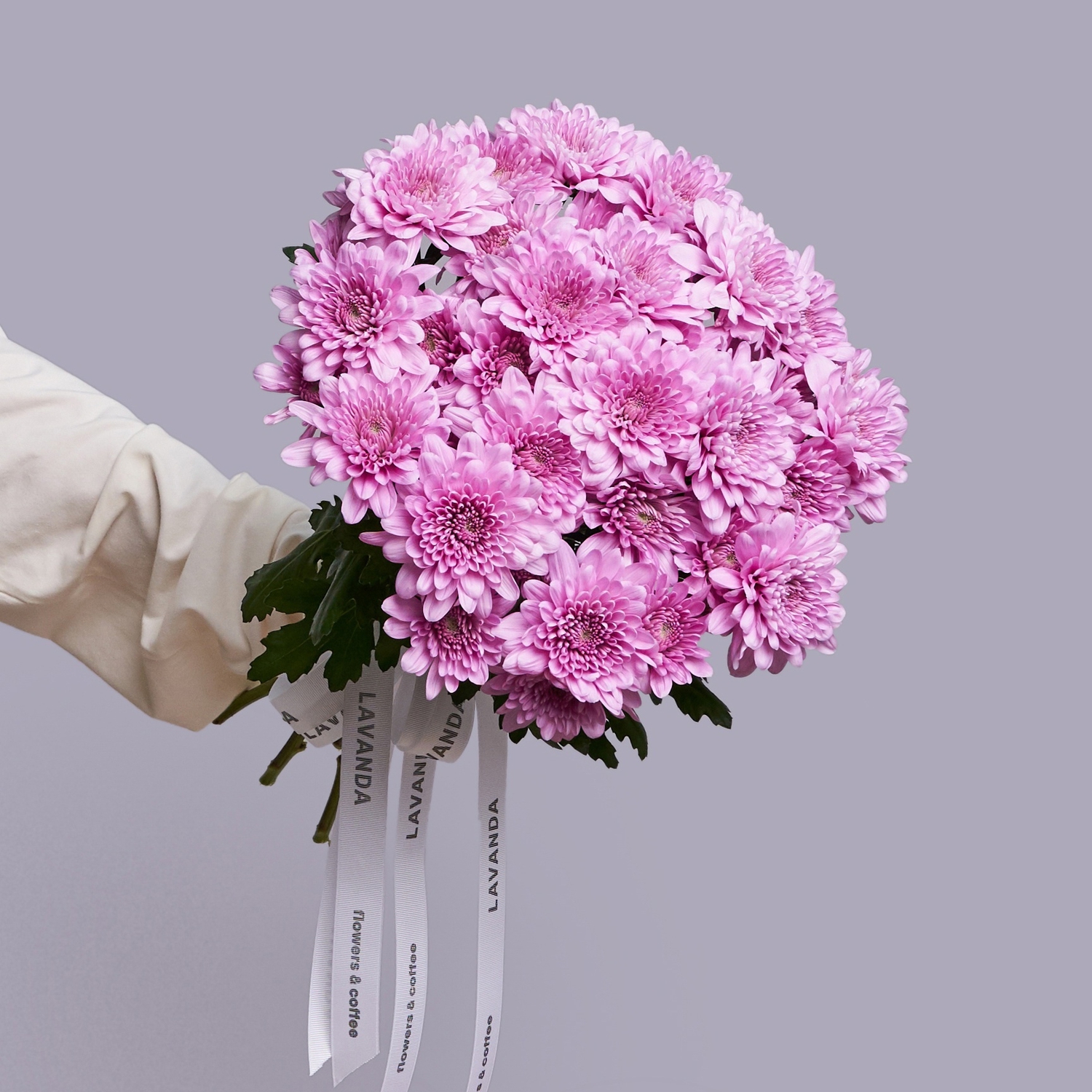 Розовые кустовые хризантемы - купить с доставкой в Омске - LAVANDA