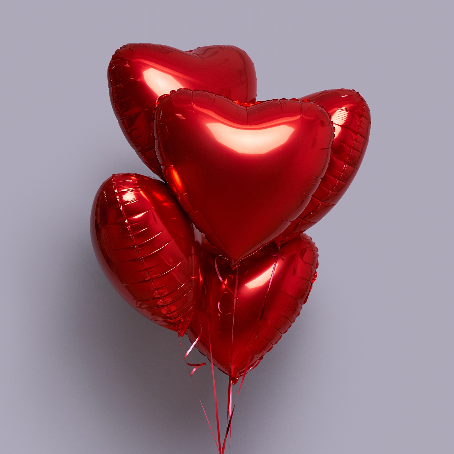 Красное сердце фольгированный шар с гелием - купить с доставкой в Омске -  Лаванда