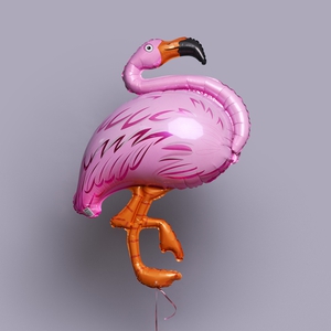 "Фламинго" фольгированный шар с гелием